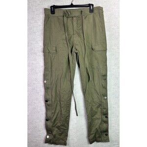 Y&R Snap Front Cargo Pants Green Size XL (32”x29”) Grunge Y2K